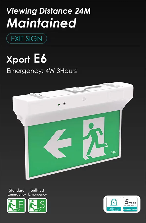 Surface Mounted 24m Quick Fit Exit Blade Surface Mounted 24m Quick Fit Exit Blade